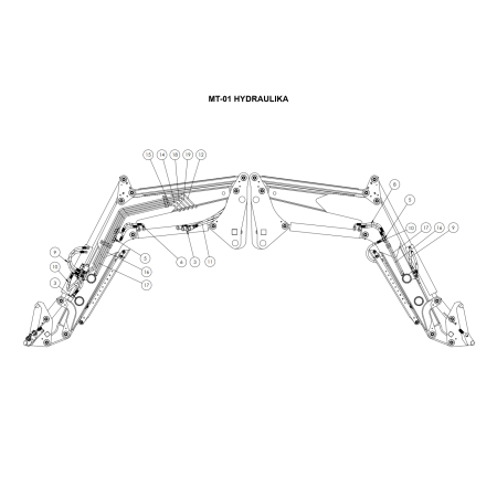 Części do Ładowacza czołowego Metal-Technik Tytan MT-01
